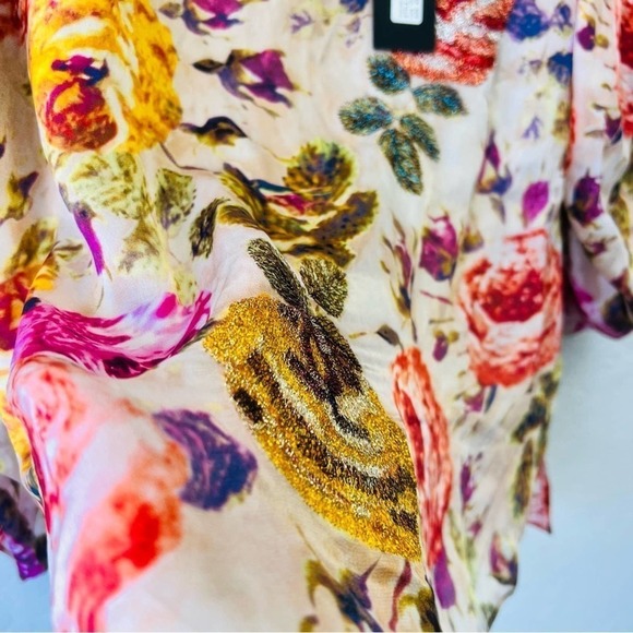 Kobi Halperin $428 Luxury Embellished Sequin Embroidered Hailee Blouse NWT XS - Picture 8 of 16